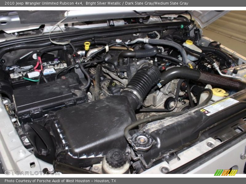 Bright Silver Metallic / Dark Slate Gray/Medium Slate Gray 2010 Jeep Wrangler Unlimited Rubicon 4x4