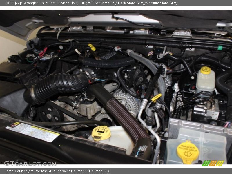 Bright Silver Metallic / Dark Slate Gray/Medium Slate Gray 2010 Jeep Wrangler Unlimited Rubicon 4x4