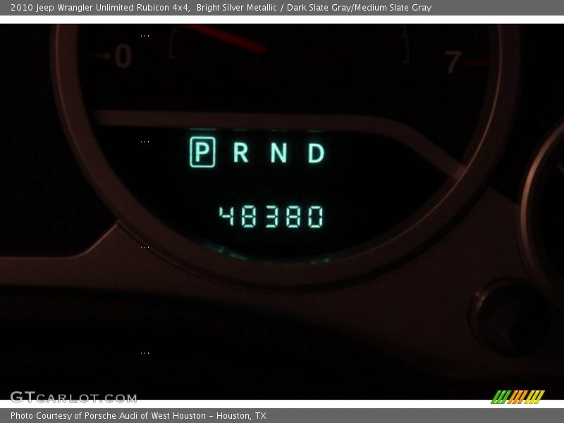 Bright Silver Metallic / Dark Slate Gray/Medium Slate Gray 2010 Jeep Wrangler Unlimited Rubicon 4x4