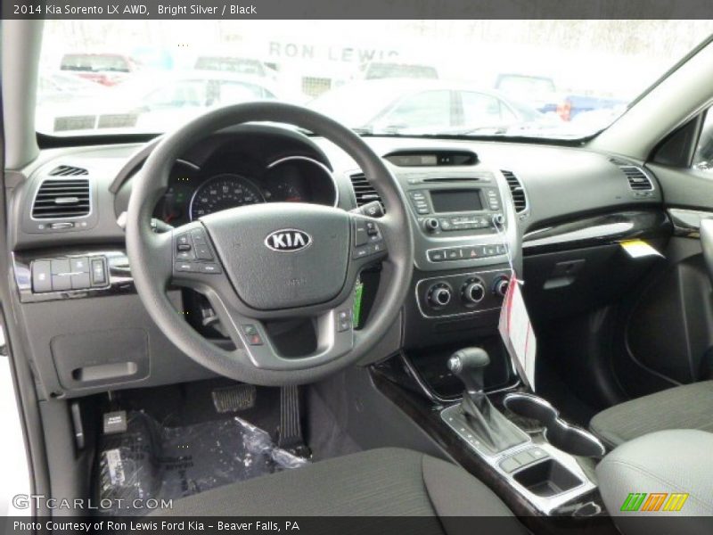 Bright Silver / Black 2014 Kia Sorento LX AWD