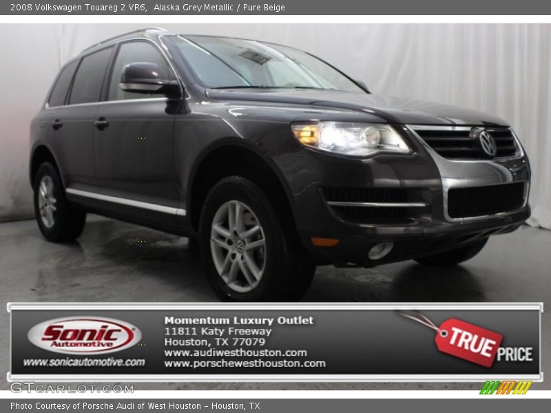 Alaska Grey Metallic / Pure Beige 2008 Volkswagen Touareg 2 VR6