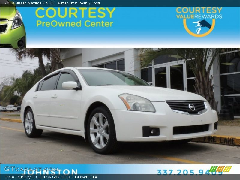 Winter Frost Pearl / Frost 2008 Nissan Maxima 3.5 SE