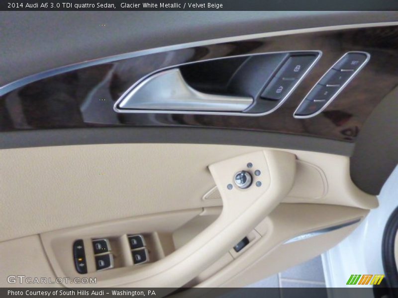 Glacier White Metallic / Velvet Beige 2014 Audi A6 3.0 TDI quattro Sedan