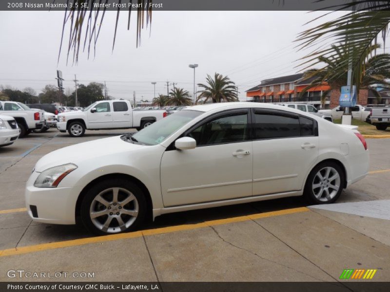 Winter Frost Pearl / Frost 2008 Nissan Maxima 3.5 SE