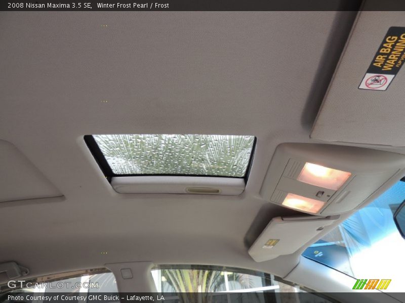 Winter Frost Pearl / Frost 2008 Nissan Maxima 3.5 SE