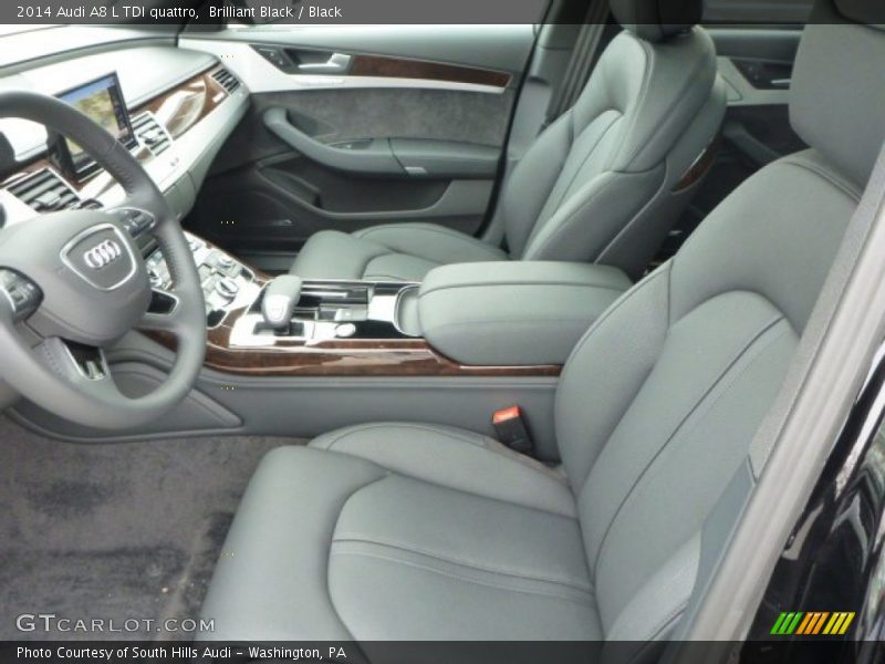 Brilliant Black / Black 2014 Audi A8 L TDI quattro