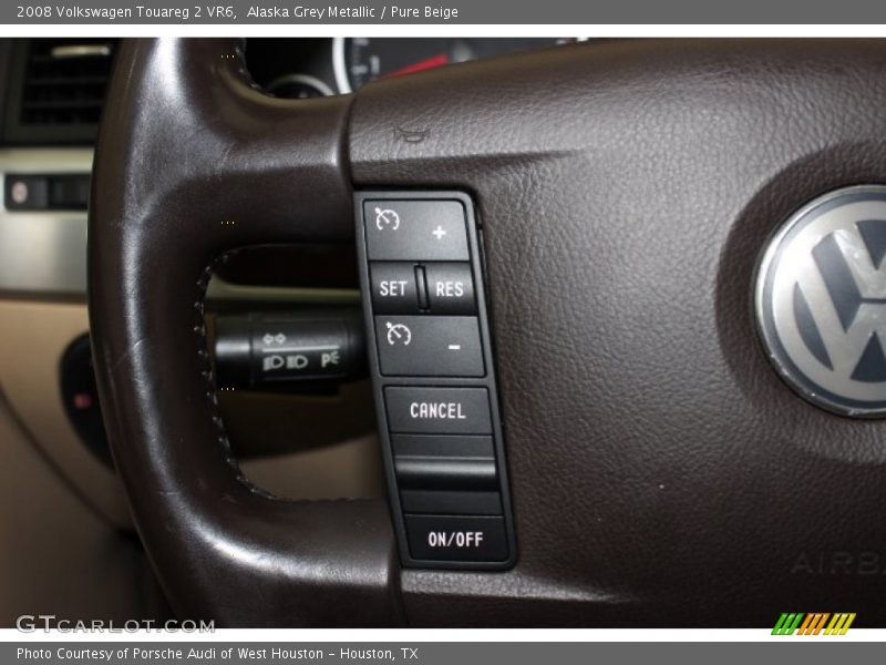 Alaska Grey Metallic / Pure Beige 2008 Volkswagen Touareg 2 VR6