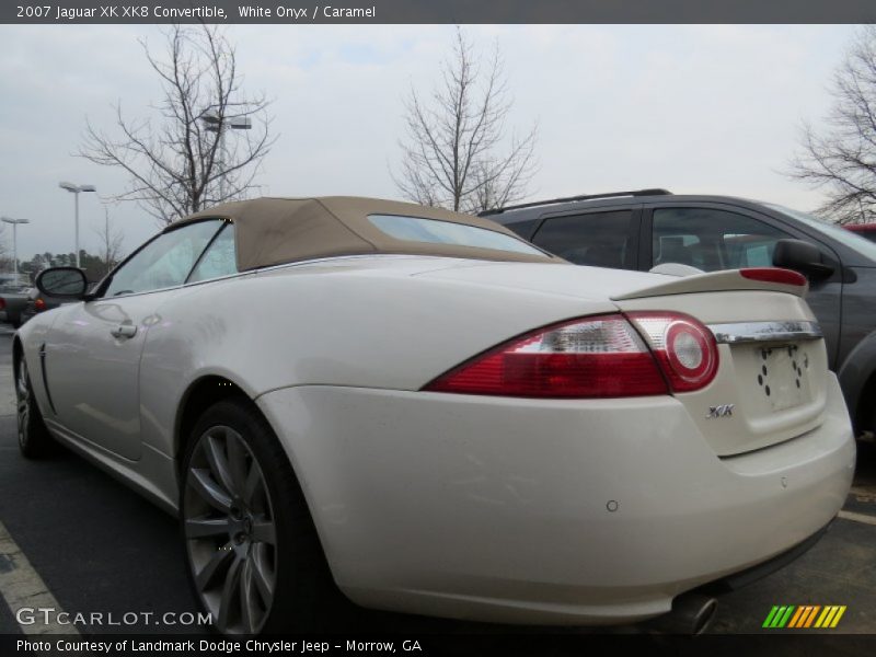 White Onyx / Caramel 2007 Jaguar XK XK8 Convertible