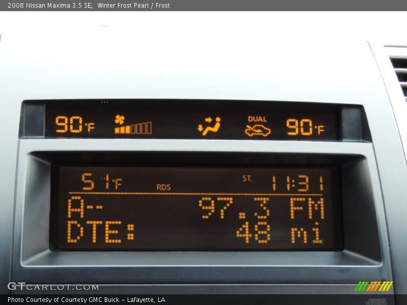 Winter Frost Pearl / Frost 2008 Nissan Maxima 3.5 SE