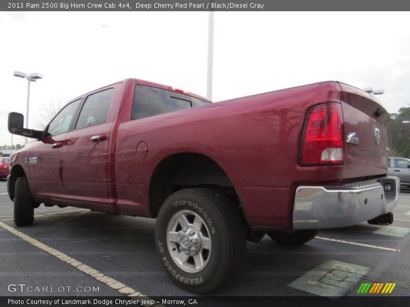 Deep Cherry Red Pearl / Black/Diesel Gray 2013 Ram 2500 Big Horn Crew Cab 4x4
