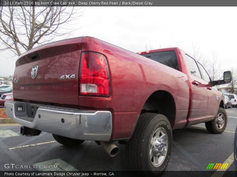 Deep Cherry Red Pearl / Black/Diesel Gray 2013 Ram 2500 Big Horn Crew Cab 4x4