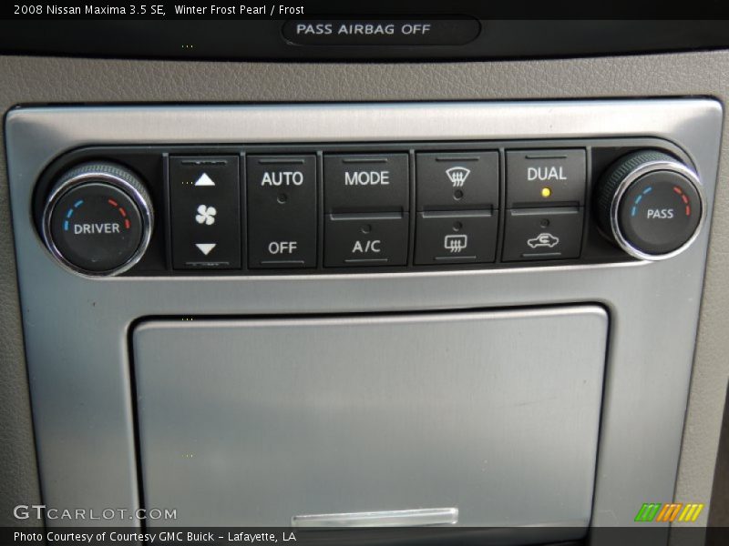 Winter Frost Pearl / Frost 2008 Nissan Maxima 3.5 SE