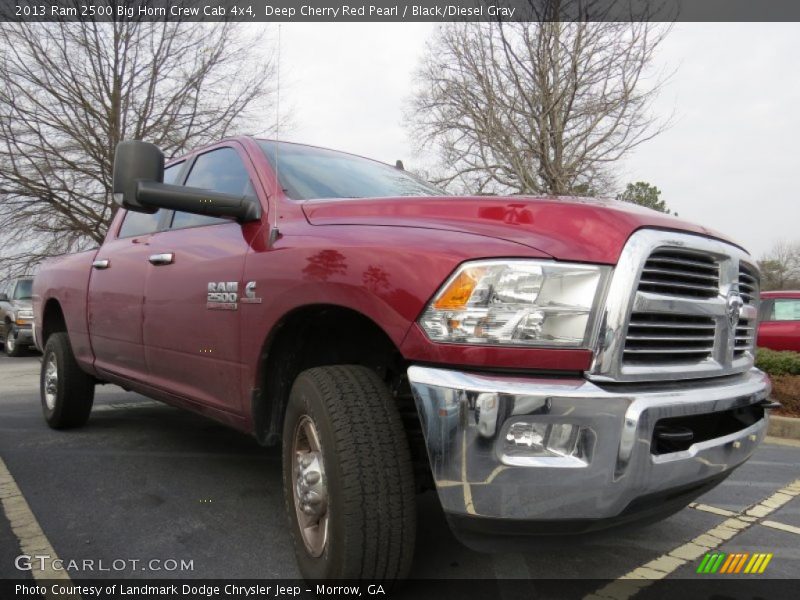 Deep Cherry Red Pearl / Black/Diesel Gray 2013 Ram 2500 Big Horn Crew Cab 4x4