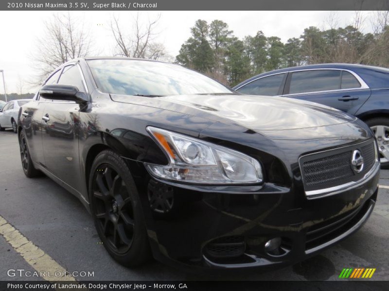 Super Black / Charcoal 2010 Nissan Maxima 3.5 SV