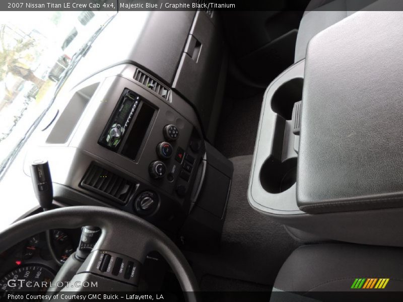 Majestic Blue / Graphite Black/Titanium 2007 Nissan Titan LE Crew Cab 4x4