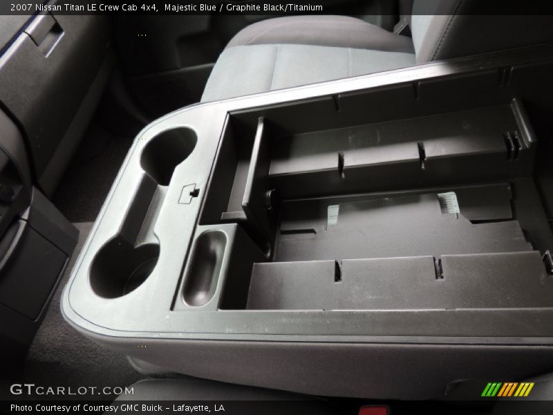 Majestic Blue / Graphite Black/Titanium 2007 Nissan Titan LE Crew Cab 4x4