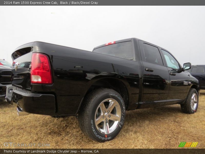 Black / Black/Diesel Gray 2014 Ram 1500 Express Crew Cab