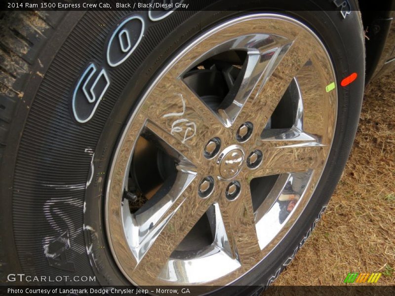 Black / Black/Diesel Gray 2014 Ram 1500 Express Crew Cab