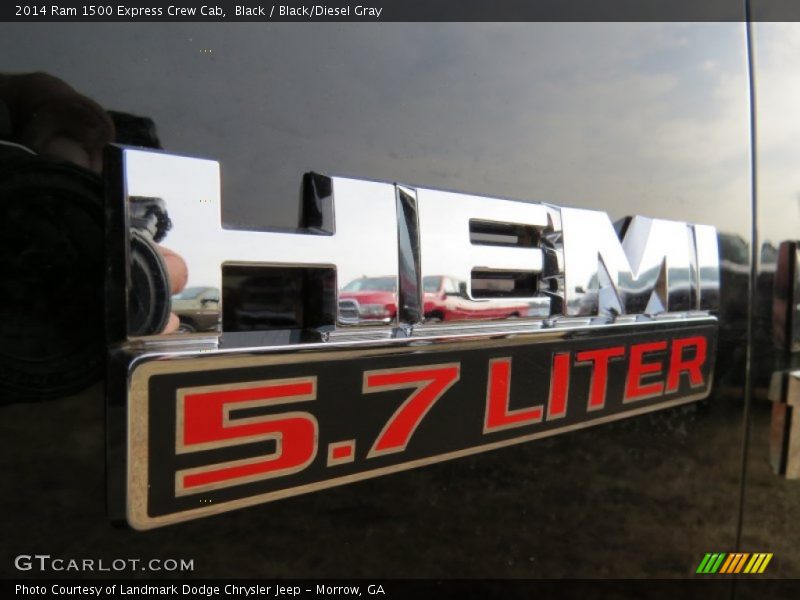 Black / Black/Diesel Gray 2014 Ram 1500 Express Crew Cab