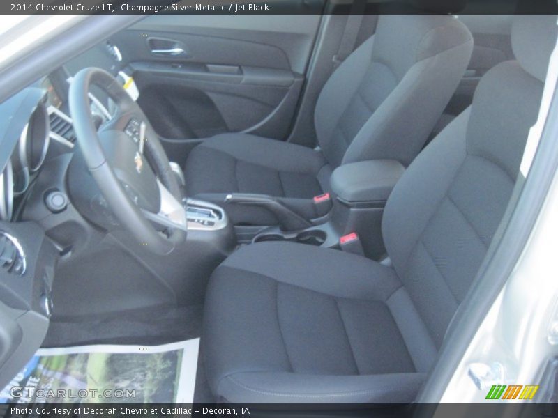 Champagne Silver Metallic / Jet Black 2014 Chevrolet Cruze LT