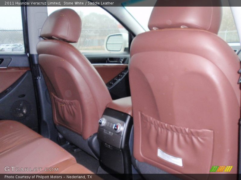 Stone White / Saddle Leather 2011 Hyundai Veracruz Limited