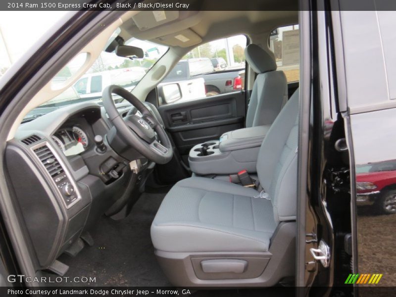 Black / Black/Diesel Gray 2014 Ram 1500 Express Crew Cab