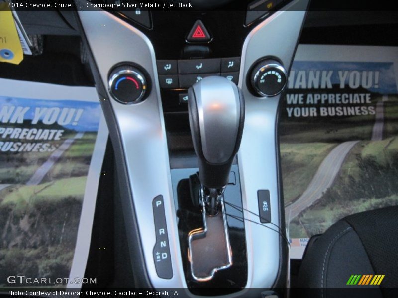 Champagne Silver Metallic / Jet Black 2014 Chevrolet Cruze LT