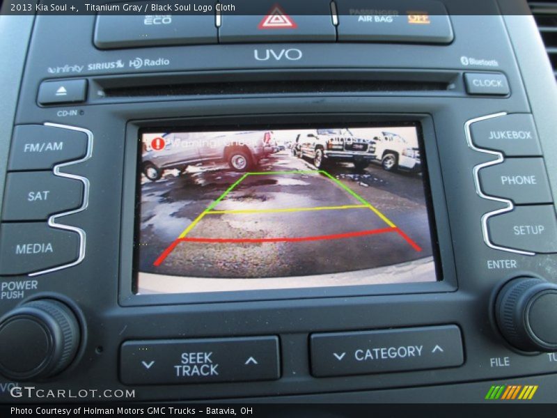 Titanium Gray / Black Soul Logo Cloth 2013 Kia Soul +