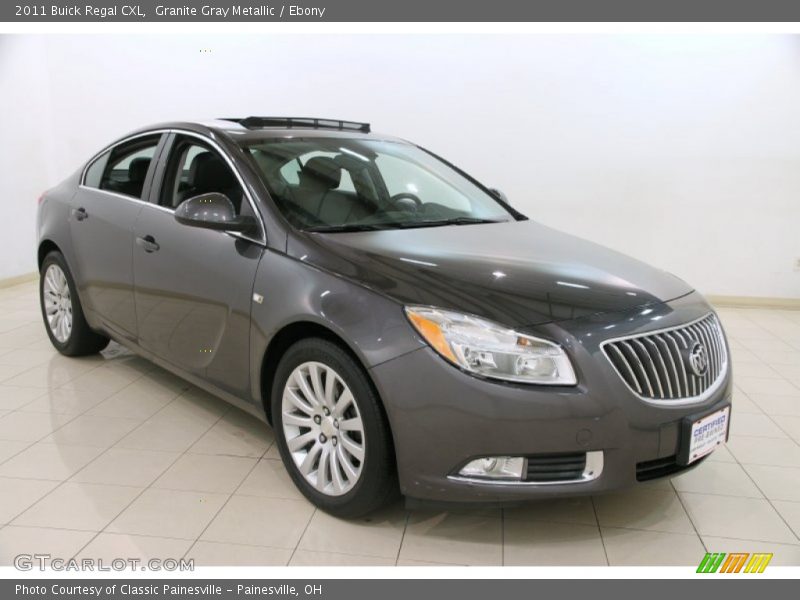 Granite Gray Metallic / Ebony 2011 Buick Regal CXL