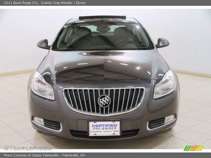 Granite Gray Metallic / Ebony 2011 Buick Regal CXL