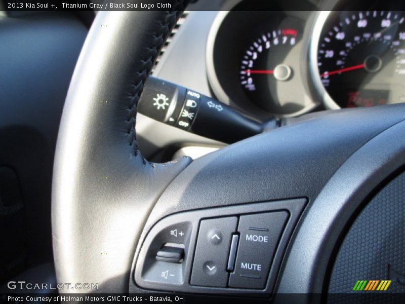 Titanium Gray / Black Soul Logo Cloth 2013 Kia Soul +