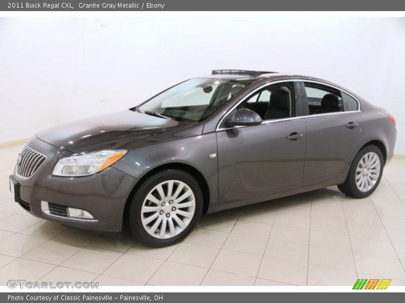 Granite Gray Metallic / Ebony 2011 Buick Regal CXL