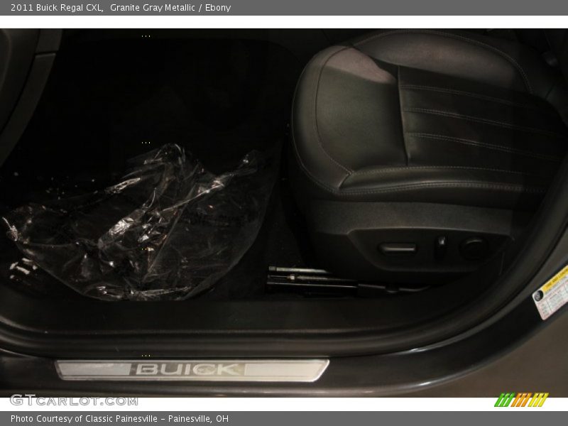 Granite Gray Metallic / Ebony 2011 Buick Regal CXL