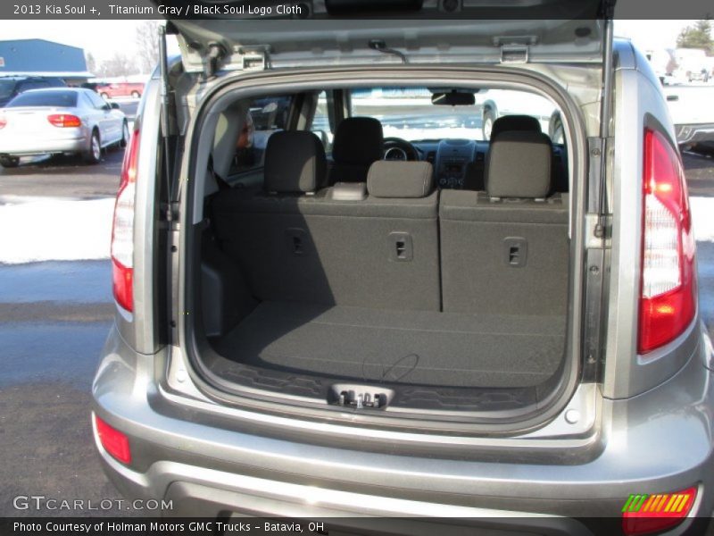 Titanium Gray / Black Soul Logo Cloth 2013 Kia Soul +