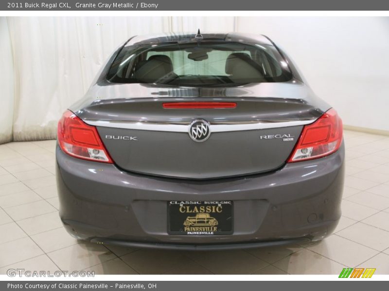 Granite Gray Metallic / Ebony 2011 Buick Regal CXL