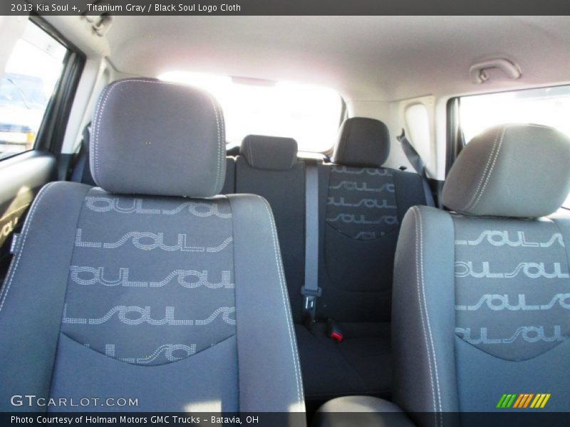 Titanium Gray / Black Soul Logo Cloth 2013 Kia Soul +