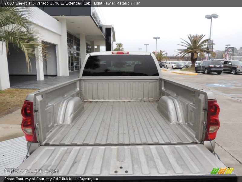 Light Pewter Metallic / Tan 2003 Chevrolet Silverado 1500 LS Extended Cab