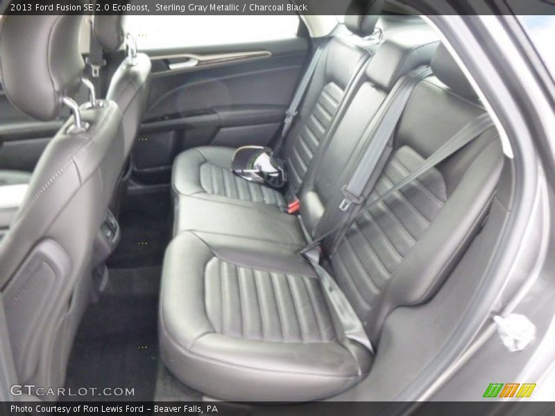 Sterling Gray Metallic / Charcoal Black 2013 Ford Fusion SE 2.0 EcoBoost