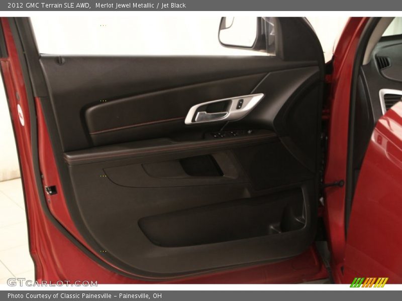 Merlot Jewel Metallic / Jet Black 2012 GMC Terrain SLE AWD