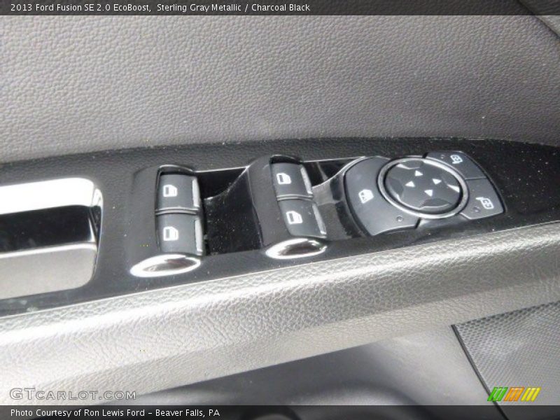 Sterling Gray Metallic / Charcoal Black 2013 Ford Fusion SE 2.0 EcoBoost