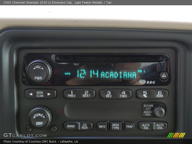 Light Pewter Metallic / Tan 2003 Chevrolet Silverado 1500 LS Extended Cab