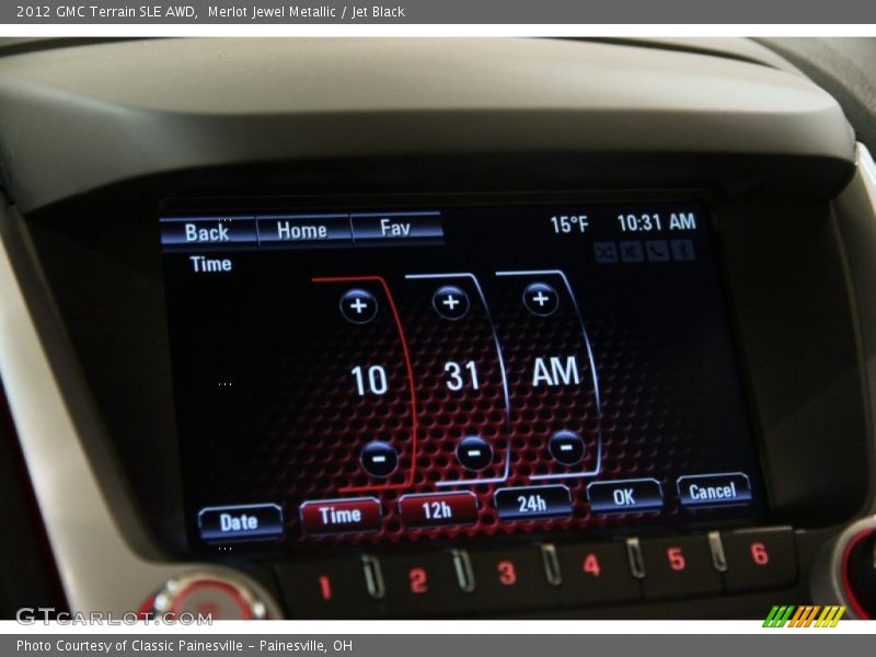 Merlot Jewel Metallic / Jet Black 2012 GMC Terrain SLE AWD