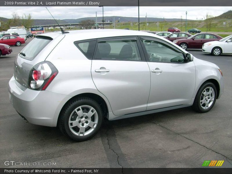 Liquid Platinum Metallic / Ebony 2009 Pontiac Vibe 2.4