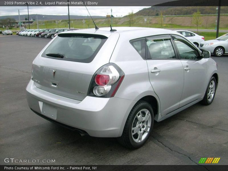 Liquid Platinum Metallic / Ebony 2009 Pontiac Vibe 2.4