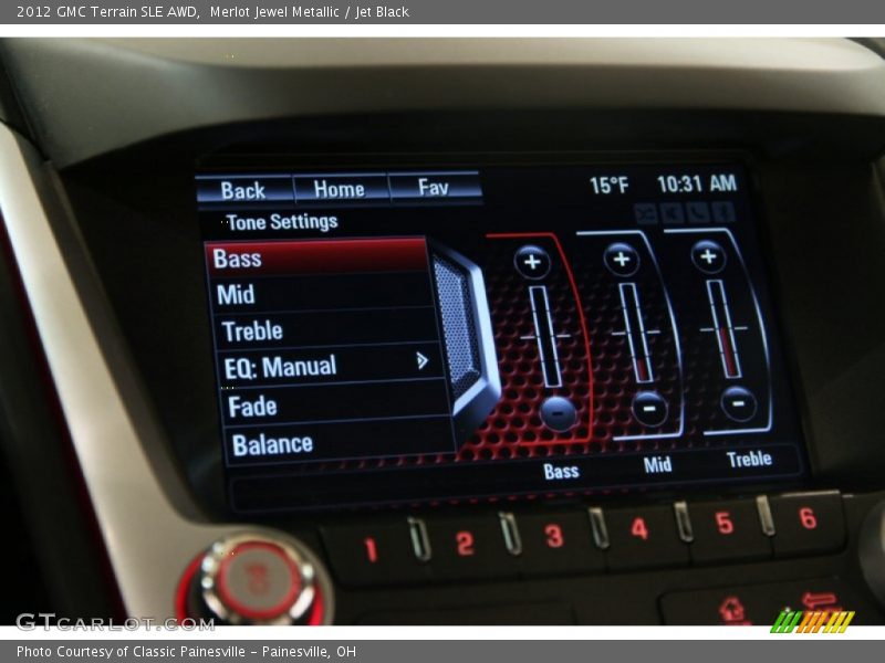 Merlot Jewel Metallic / Jet Black 2012 GMC Terrain SLE AWD