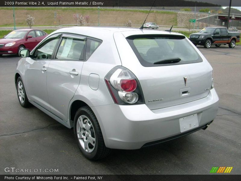 Liquid Platinum Metallic / Ebony 2009 Pontiac Vibe 2.4