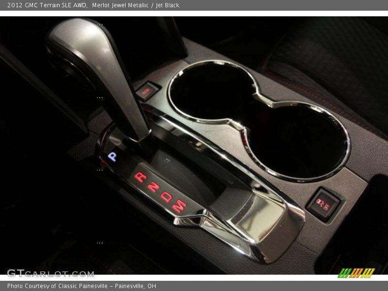 Merlot Jewel Metallic / Jet Black 2012 GMC Terrain SLE AWD