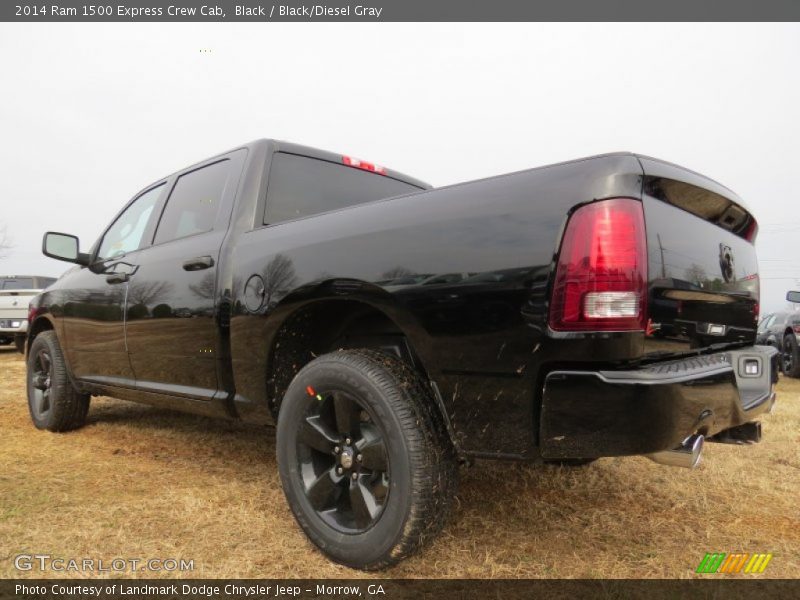 Black / Black/Diesel Gray 2014 Ram 1500 Express Crew Cab