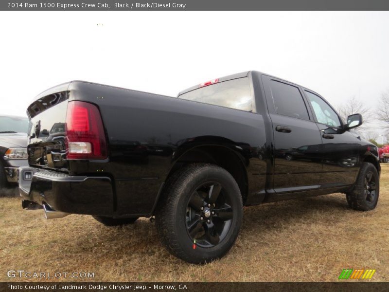 Black / Black/Diesel Gray 2014 Ram 1500 Express Crew Cab