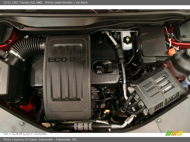 Merlot Jewel Metallic / Jet Black 2012 GMC Terrain SLE AWD